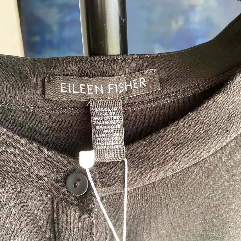 Eileen Fisher Black Dress - Picture 4 of 7